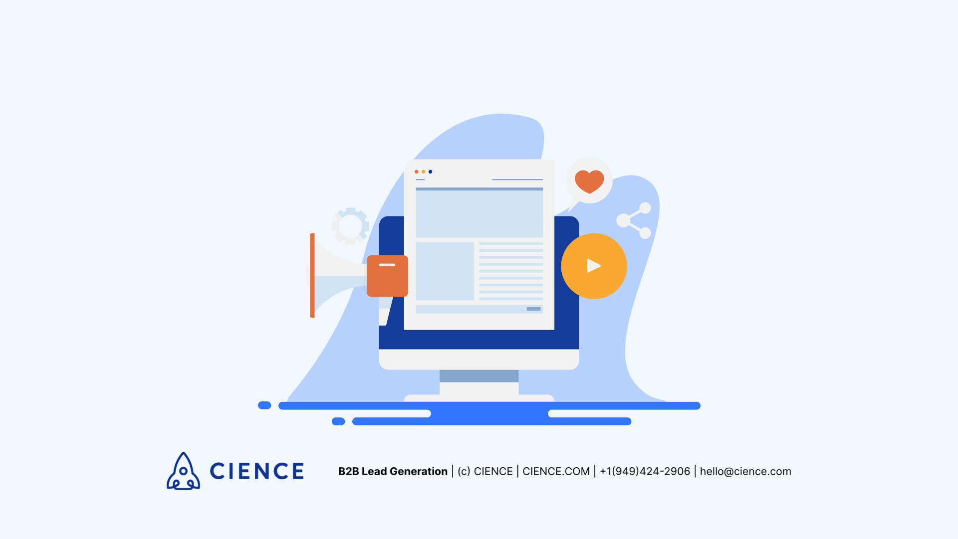 Customer journey map showing B2B content types aligned to awareness, consideration, and decision stages